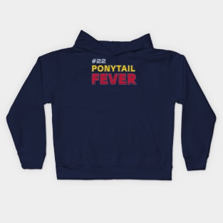 Ponytail Fever #22 Kids Hoodie